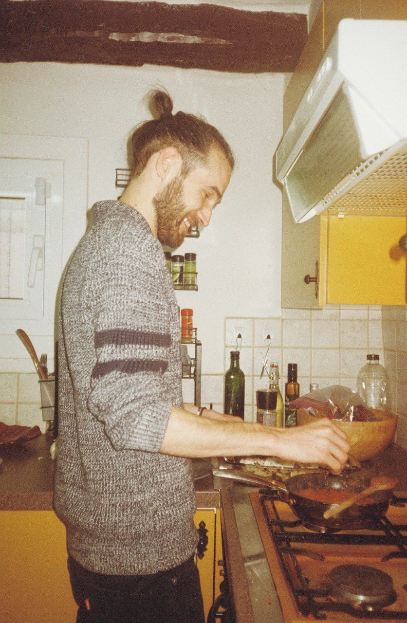 Michael Sprenger beim Kochen